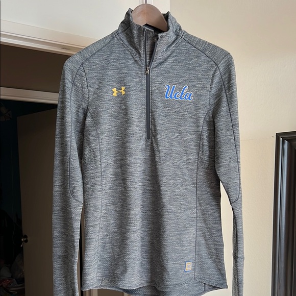 Under Armour UCLA Gray Quarter-Zip Pullover - Picture 1 of 1
